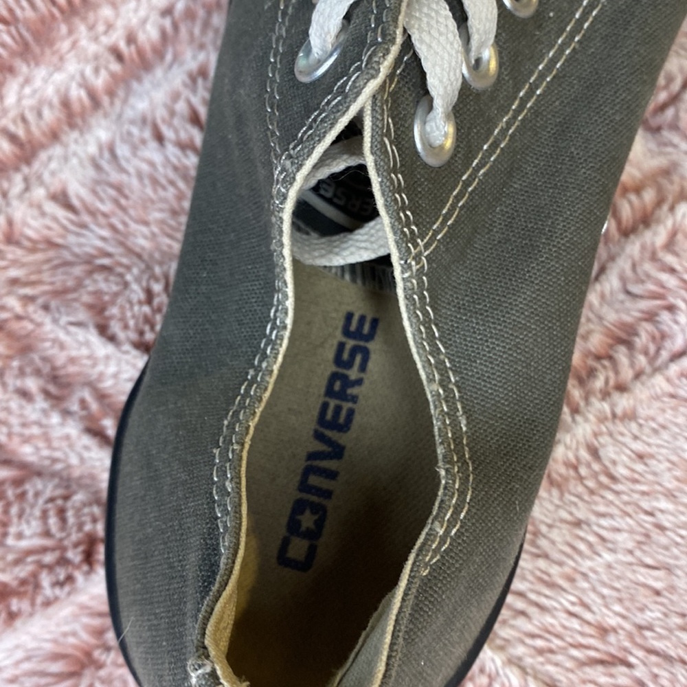 Converse gray size 9 men’s - Picture 12 of 13